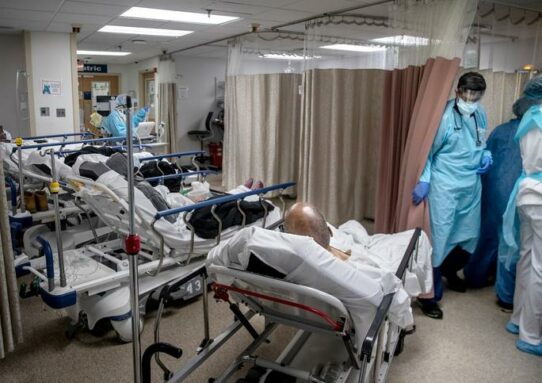 The capacity of intensive care units in Arizona, USA, has dropped to 8%.