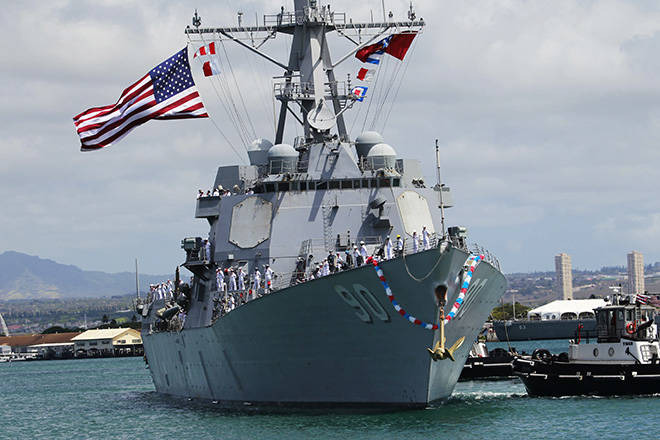 About 12 crew members tested positive for the U.S. destroyer "Chaffee" suffered from COVID-19.