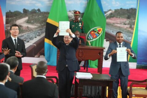Tanzania National Railway Company signed a project contract for the Ithaka to Mwanza section of the Tanzania Central Line Standard Railroad in Chato