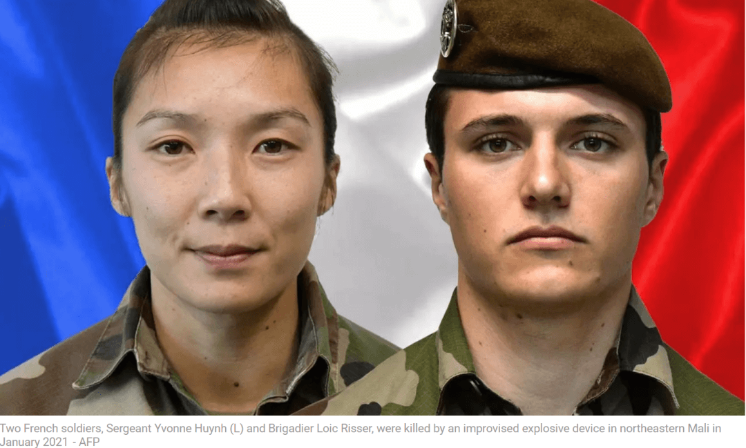 French female soldiers were attacked and killed in Africa, shocking Macron.