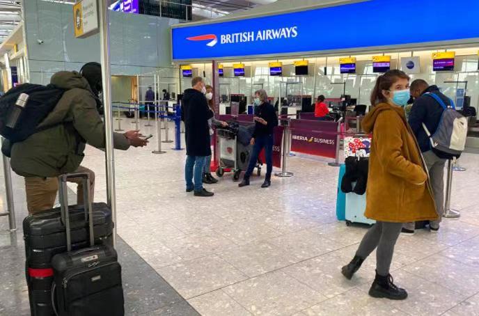 Affected by the epidemic, the number of passengers at London Heathrow Airport in the United Kingdom fell by 73% in 2020.