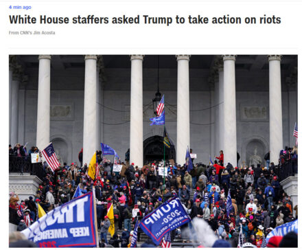 White House staff ask Trump to take action against the riots