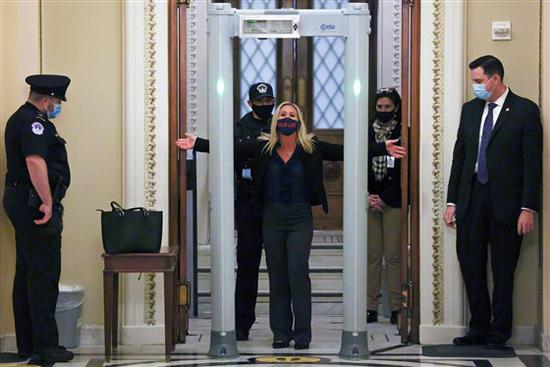 Congress installs a new metal detector. A congressman was stopped for a forced break with a gun.