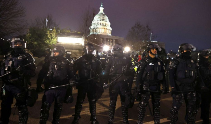 Washington, D.C., arrested more than 30 protesters, saying that they violated the curfew.
