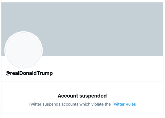 WIPE all! Twitter permanently bans Trump account