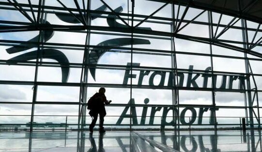 The police arrested a suspect after being evacuated after being threatened with "fraudulent bombs" at Frankfurt Airport in Germany.