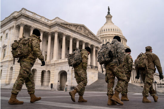U.S. Defense Department officials: Tens of thousands of National Guard soldiers will be deployed in the capital