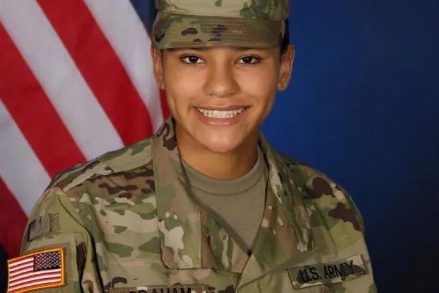 American female soldier Graham