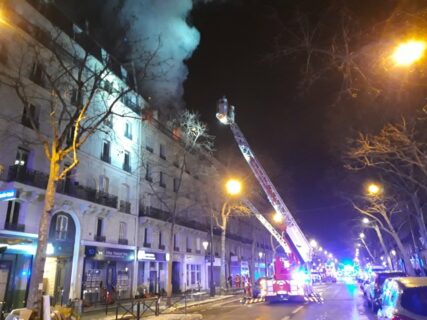 A house in the 11th arrondissement of Paris, France caught fire, killing at least 2 people and injuring 4 others.