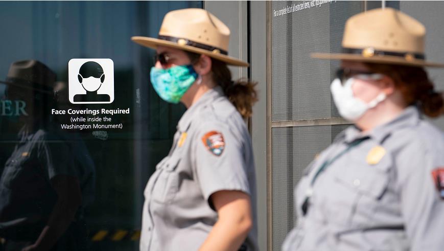 The U.S. National Park Service issued a "mask injunction"