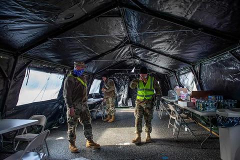 The U.S. military will send thousands of soldiers to help states vacculate against coronavirus