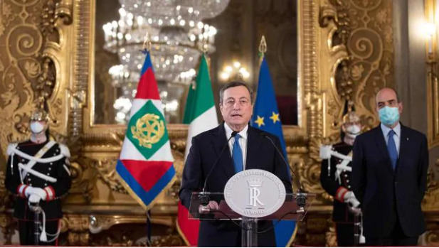 Draghi officially accepted his appointment as the new Prime Minister of Italy and announced the list of cabinet ministers.
