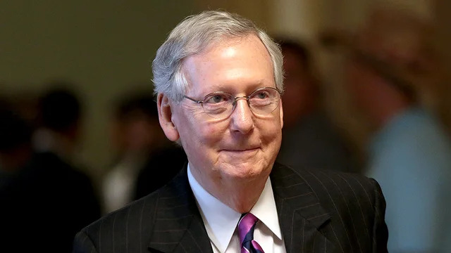 Trump asked Republicans to remove McConnell from the Senate Republican leadership.