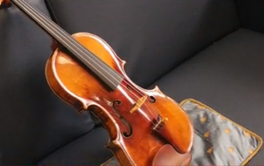 American professor worried about the damage of the violin at low temperature and slept with his son hugging it.