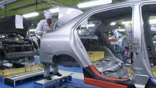 The earthquake caused Toyota to suspend operation of 14 production lines in Japan.