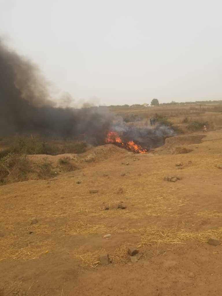 image 747 Nigerian military plane crashed near the airport killing 6 people