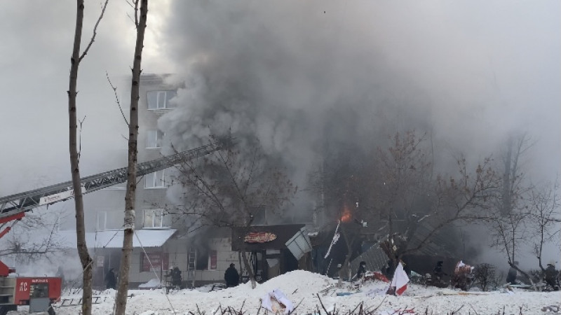 Gas tank explosion occurred in a restaurant in northern Kazakhstan, killing two people.