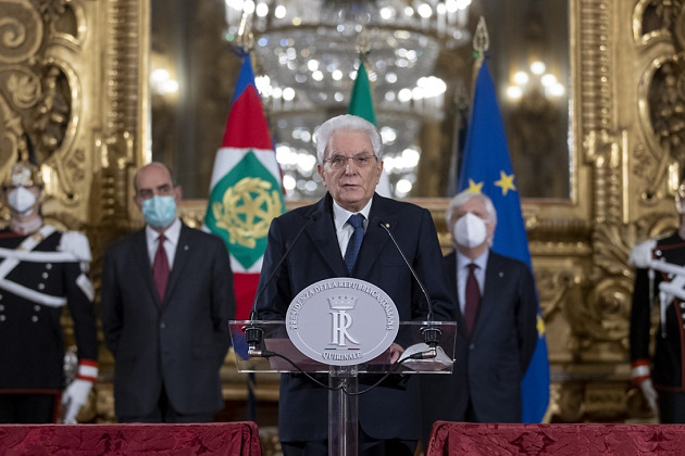 Italian President Sergio Mattarella announced that he would authorize the formation of a new government.