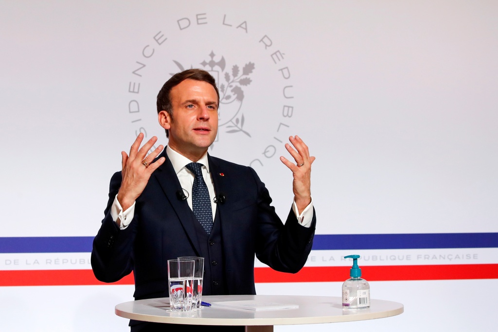 Macron says the United States and France agree to "solve" the U.S. subsidy problem