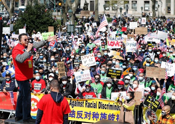 New York 500 groups march against discrimination: Asians unite, we are in charge