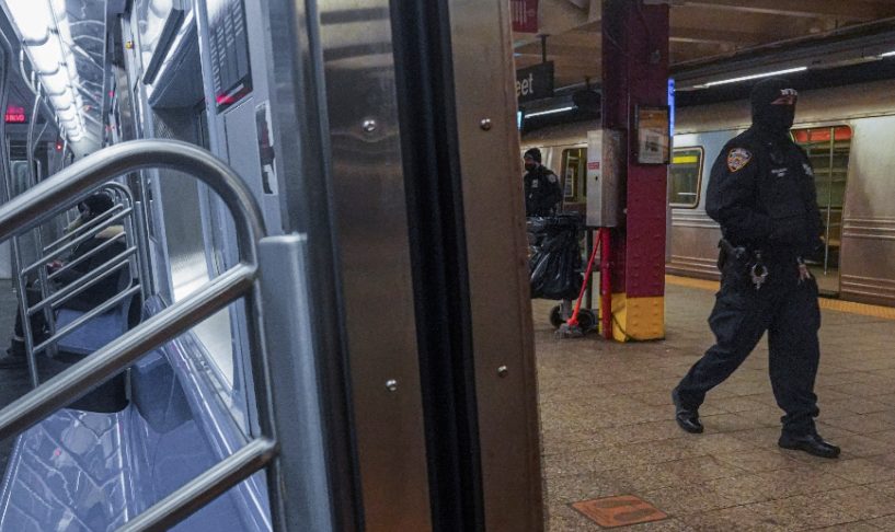 Asian-American woman was almost pushed into the subway track twice. The suspect escaped and then turned back to try to commit another crime.