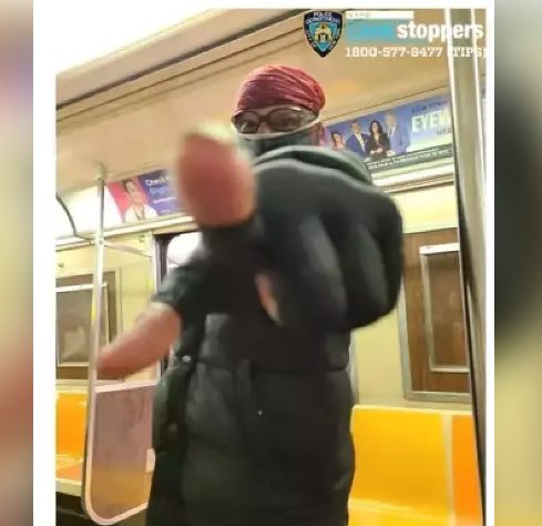 An Asian-American woman was harassed and verbally abused on the subway by a homeless man