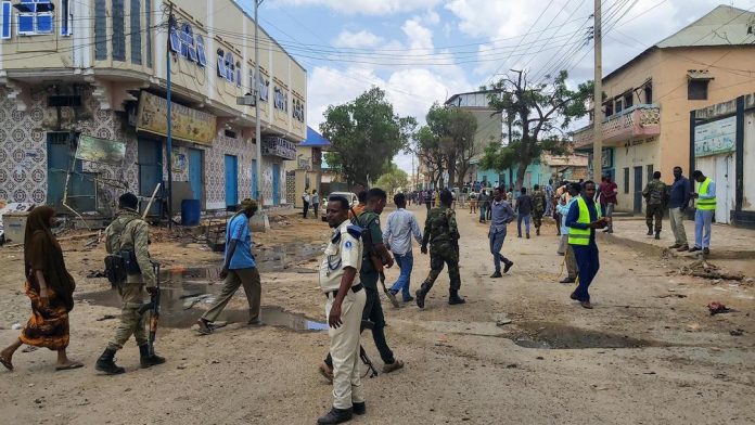 Suicide attack in Baidoa city, Somalia, killing at least 4 people
