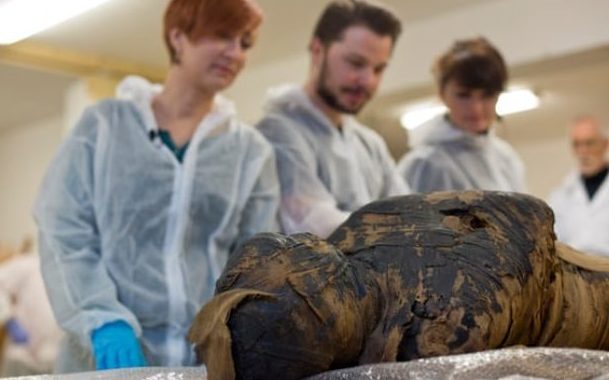 Poland has discovered the world's first pregnant mummy with a 7-month-old baby in its abdomen