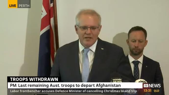 Australian Prime Minister Morrison: Australia will withdraw its troops from Afghanistan