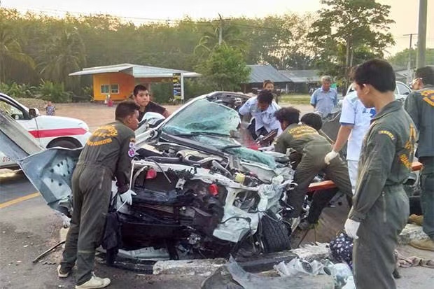 Thai New Year Songkon Festival 6 days due to traffic accidents killed 238 people