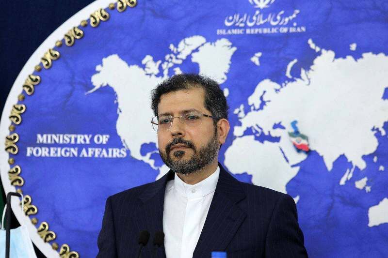 A spokesman for Iran's foreign ministry condemned U.S. sanctions against Russia
