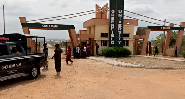 An attack on a nigerian university has killed one school worker and kidnapped another student