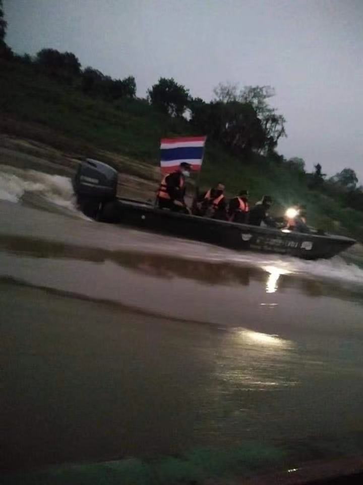 Myanmar border troops opened fire on Thai patrol boats