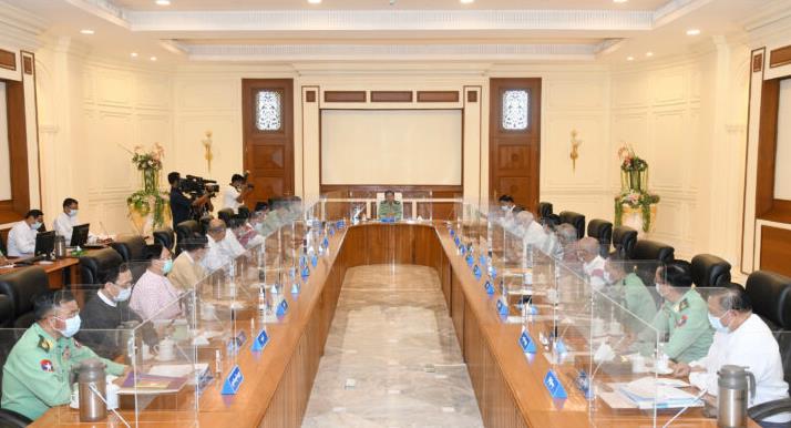 Myanmar's National Governing Council announced the formation of a caretaker government, Min Aung Rai, as prime minister