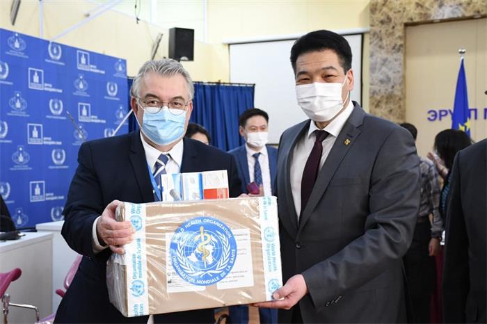 The EU and WHO provide Mongolia with urgently needed medical supplies for Pandemic prevention