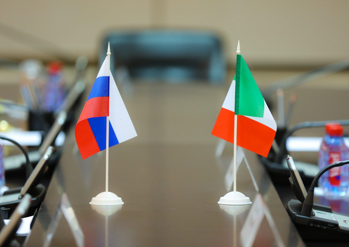 Diplomat expelled from Russia by Italy has returned to Russia.
