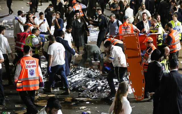 At least 44 people have been killed and 150 injured in a stampede in northern Israel