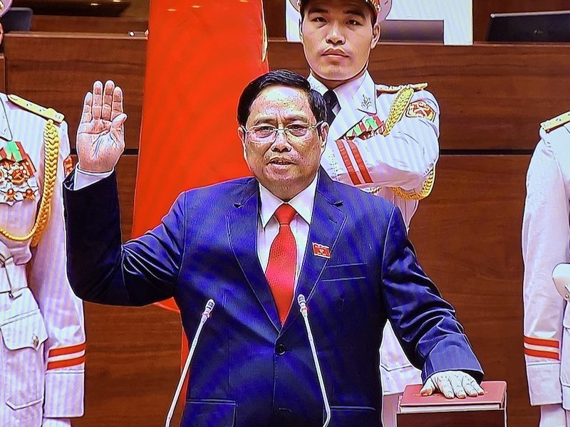 Fan Mingzheng was elected Prime Minister of the new Vietnamese government.