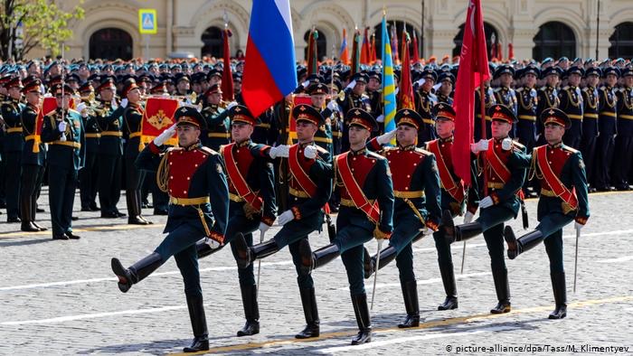 Russia held its first Victory Day military parade comprehensive rehearsal