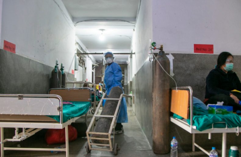 Twelve Coronavirus patients died in a hospital in Nepal in two days, mostly from lack of oxygen