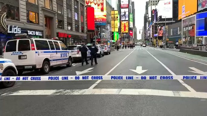 Two people have been injured in a shooting in New York's Times Square