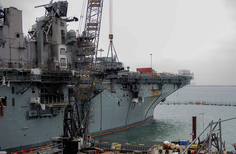 The $1.2 billion U.S. "quasi-carrier" sold for $3.66 million after it was scrapped by fire
