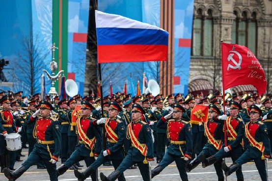 Russia's Red Square parade commemorates the 76th anniversary of the victory of the Patriotic War
