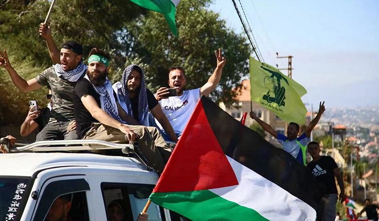 Five people were injured in a fifth consecutive day of protests on the Lebanese-Israeli border