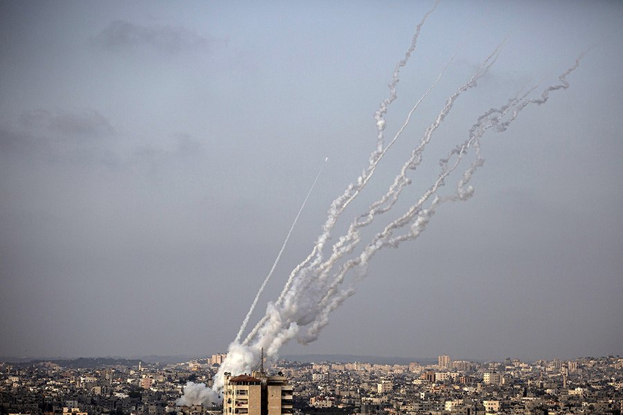 More than a thousand rockets hit Israel's Iron Dome air defense system at one point