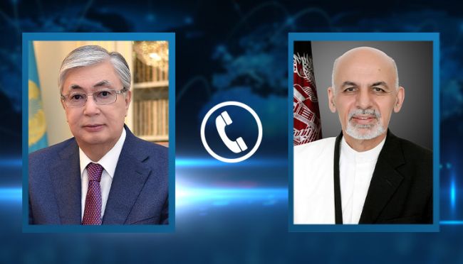 Kazakhstan's President Tokayev held telephone talks with Afghan President Ashraf Ghani