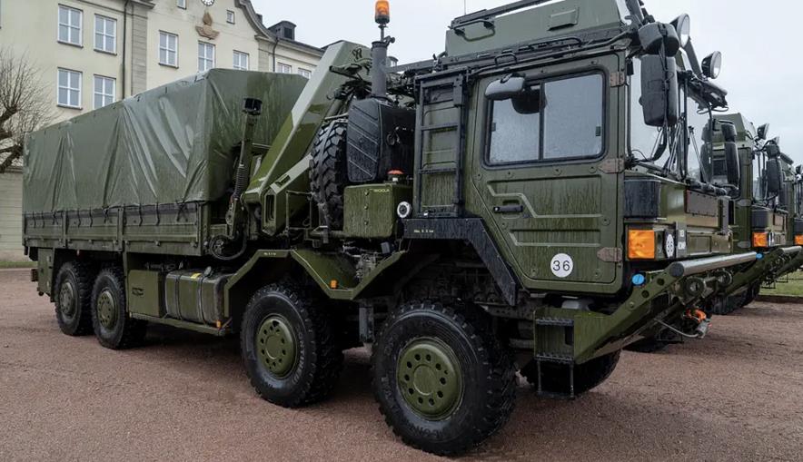 The United States delivered a shipment of Patriot anti-aircraft missiles to Sweden