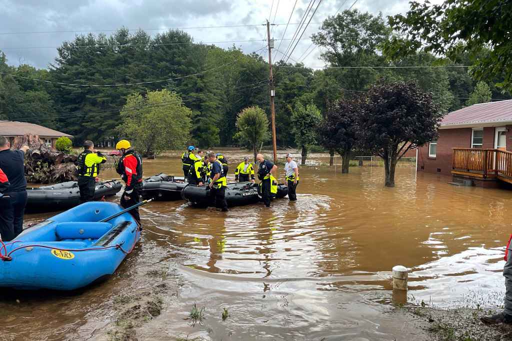 Flooding in North Carolina has sent dozens of people missing