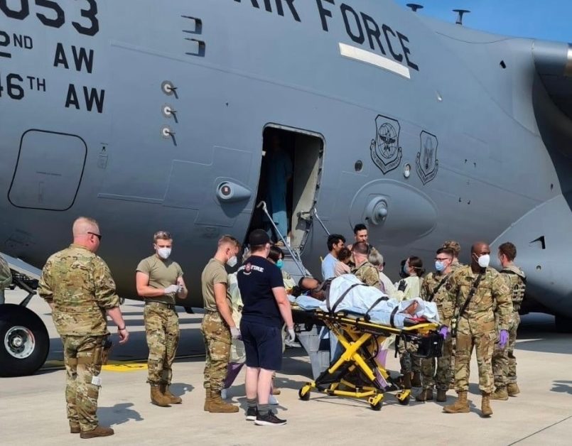 Three babies have been born in the U.S. evacuation operation from Afghanistan
