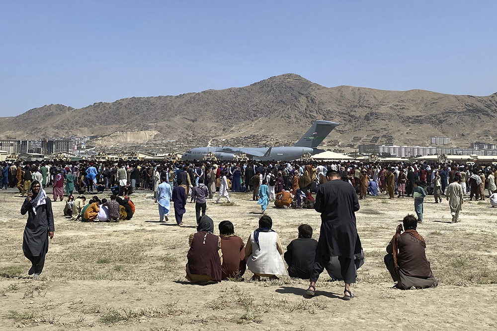 After the Taliban took over Kabul, the first German military aircraft withdrew from the airport with just seven people